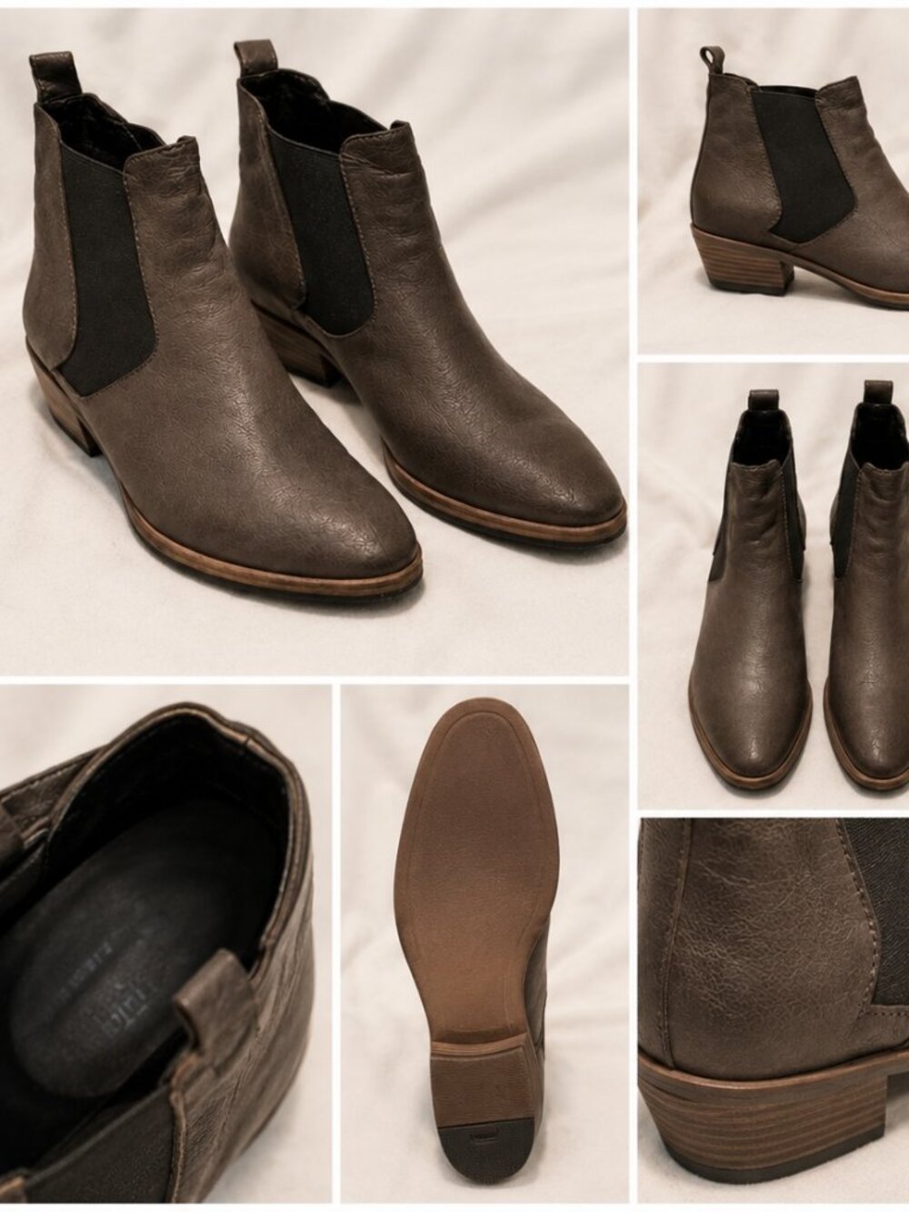 Leather Chelsea Booties